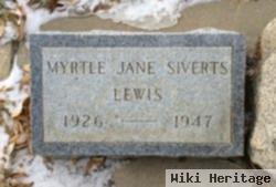 Myrtle Jane Siverts Lewis