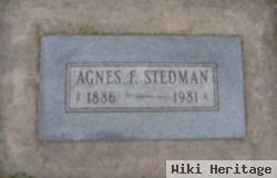 Agnes F Stedman