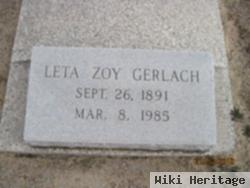 Leta Zoy Haskett Gerlach