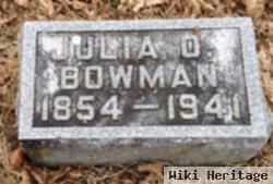 Julia O Kimmel Bowman