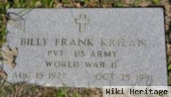 Billy Frank Krizan