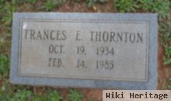 Frances E Thornton