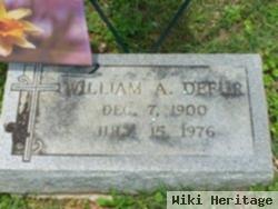 William A Defur