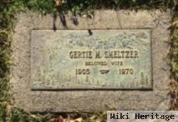 Gertie M Smeltzer