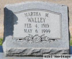 Martha M "tommie" Walley