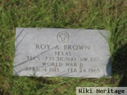 Roy Alfred Brown