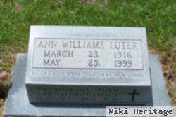 Ann Williams Luter