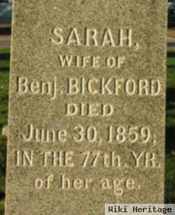 Sarah Ellenwood Bickford