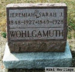 Sarah Jane Plotts Wohlgamuth