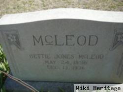 Bettie Jones Mcleod