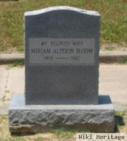 Miriam Alperin Bloom