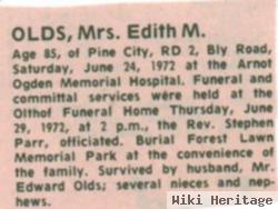 Edith M Olds