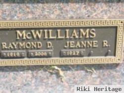 Raymond D Mcwilliams