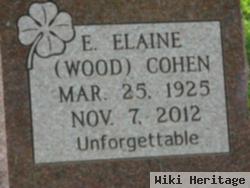 Elsie Elaine Wood Cohen