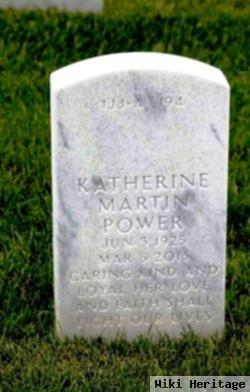 Katherine M Martin Power