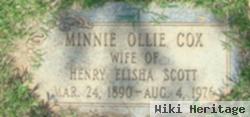 Minnie Ollie Cox Scott