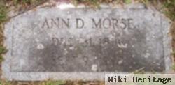 Ann D. Morse