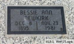 Bessie Ann Collins Newkirk