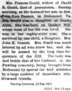 Frances Mary Akin Gould