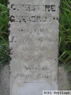 Christine Gregerson Davidson