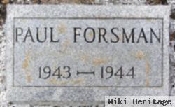 Paul James Forsman