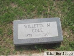 Eliza Willette Mcmillin Cole