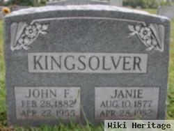 Jane Ophelia "janie" Russell Kingsolver