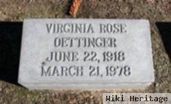 Virginia Elizabeth Rose Oettinger