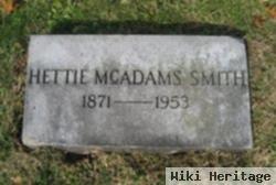 Henrietta A "hettie" Mcadams Smith