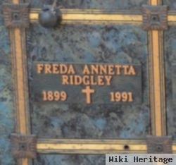 Freda Annetta Ridgley
