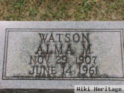 Alma M Watson