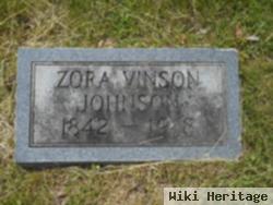 Zora "zara" Vinson Johnson