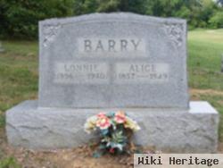 Acey Alonzo "lonnie" Barry