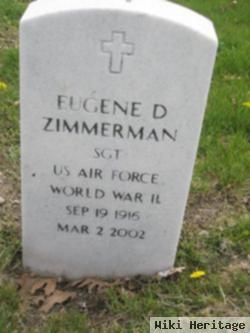 Eugene D Zimmerman