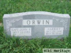 Capt John Peter Orwin