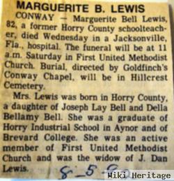 Marguerite Bell Lewis