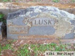 Henry E Lusk