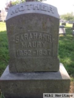 Sarah Ann Bastian Maury