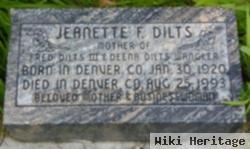 Jeanette F Dilts