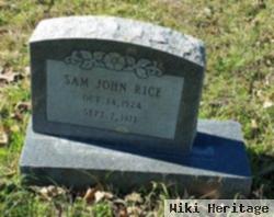 Sam John Rice