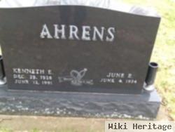 Kenneth E Ahrens