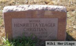 Henrietta Yeager Christian