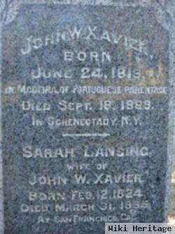 Sarah Lansing Xavier