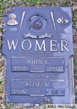 Sgt John E. Womer