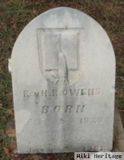 Rev Horton R. Owens