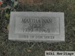 Martha Nan Spicer