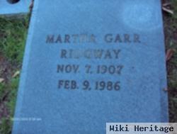 Martha Garr Ridgway