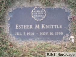 Esther M. Pendrey Knittle