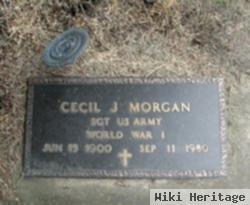 Cecil J Morgan