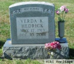 Verda K Hedrick